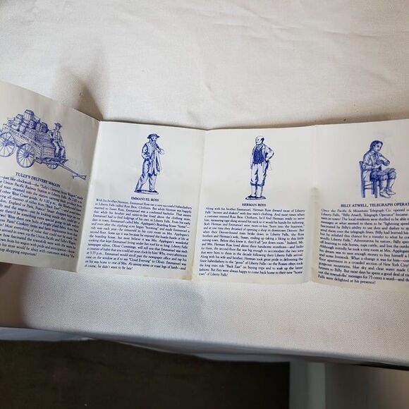 Vintage 90s Americana Pewter 5 Piece Miniature Collection Old West Figurines - Picture 7 of 7